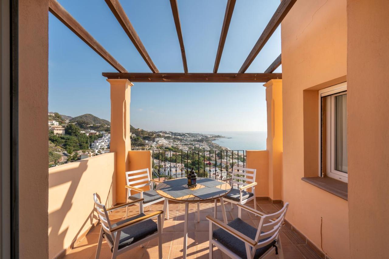 Chalet Con Vistas Al Mar Y Piscina Мохакар Екстериор снимка